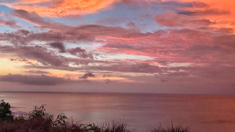 Sunset in Bali Indonesia