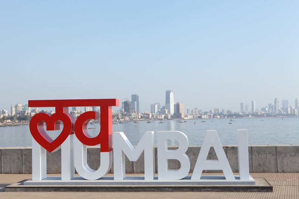 Love Mumbai Art Installation at Bandra Reclamation