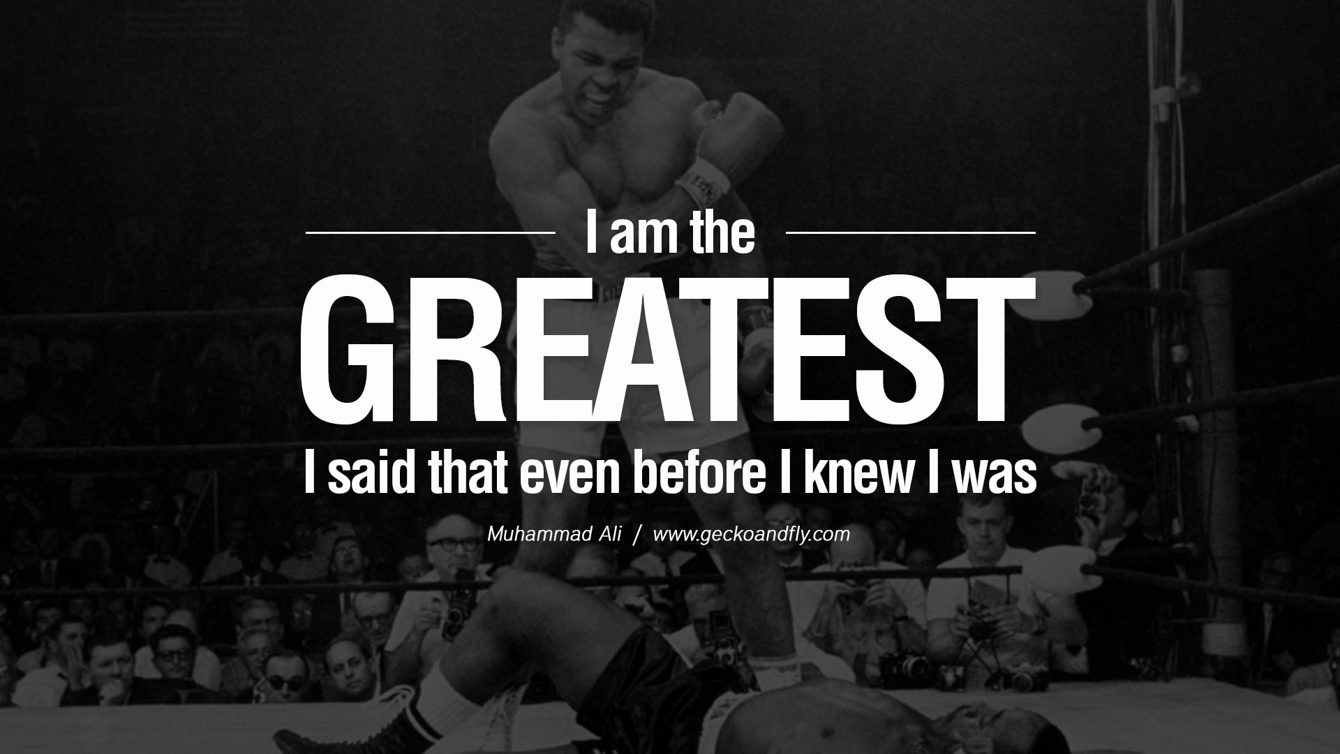 i am the greatest i said that even before i knew i was muhammad ali quote